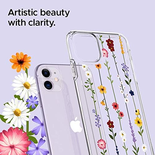 Cyrill Cecile מיועד ל- Apple iPhone 11 Case Blear | TPU | PC | פגוש | רזה | פלסטיק - גן פרחים